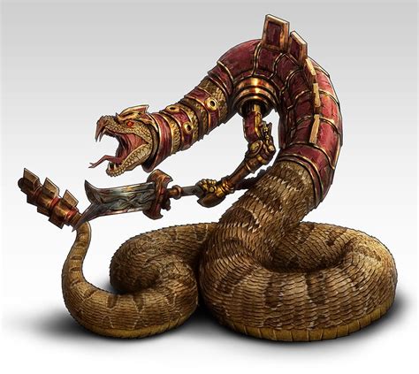 Rattlesnake Warrior By Saeed Jalabi Fantasy 2d Cgsociety