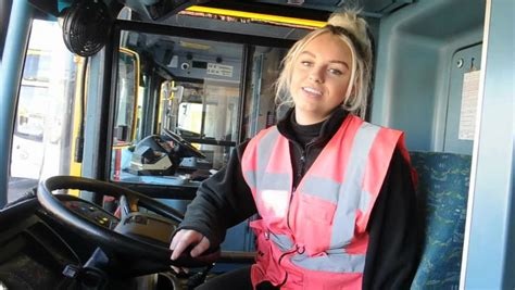 Britains Youngest Bus Driver Ellie Rose 18 On How Her Dream Job Is