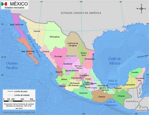 Estados De Mexico En Mapas