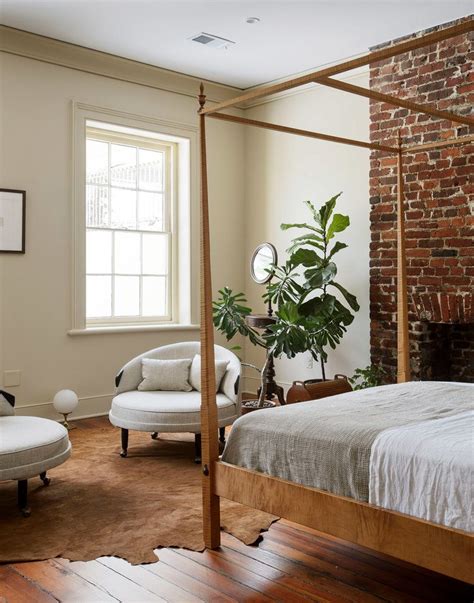 Unexpected Bliss Workstead House Brick Wall Bedroom Exposed Brick