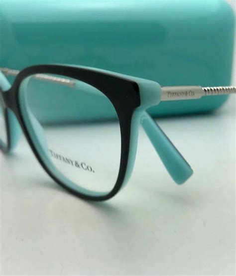 New Tiffany And Co Eyeglasses Tf 2168 8055 54 17 140 Black Blue And Silver