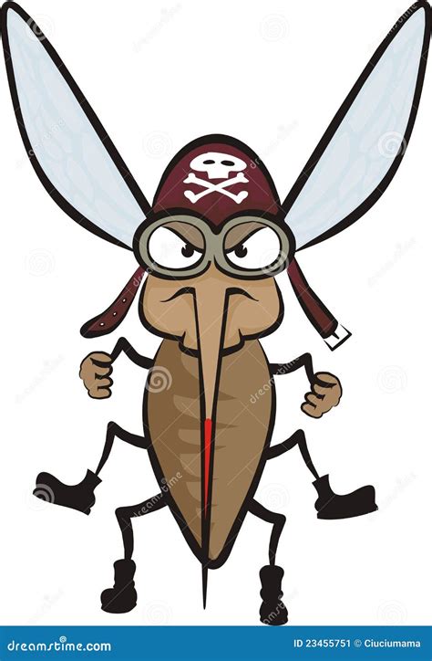 Angry Mosquito Stock Image Image 23455751