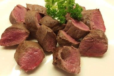 Hazenrugfilet Belgian Cuisine Wild Venison Om Deer Meat Game