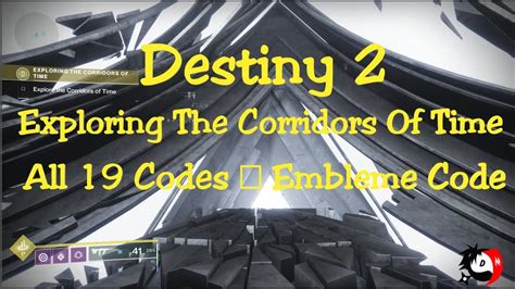 Destiny 2 New Quest Exploring Osiris All 19 Codes Emblem Code