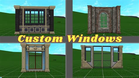 Bloxburg Custom Windows Tutorial 2 Youtube
