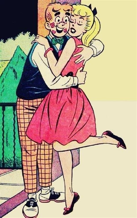 Archie Andrews And Betty Cooper Lipstick Kisses Archie Comics
