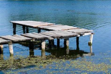 Wooden Dock Stock Image Image Of Outdoor Lake Wooden 156070977