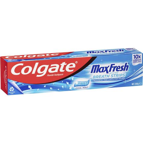 Colgate Maxfresh Cool Mint Toothpaste 200g Woolworths