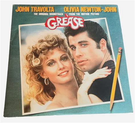 Original Soundtrack Olivia Newton John Grease 1978 Uk Double Vinyl Lp