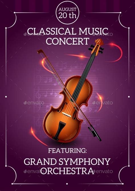 Classic Music Poster Music Poster Music Concert Posters Concert Posters
