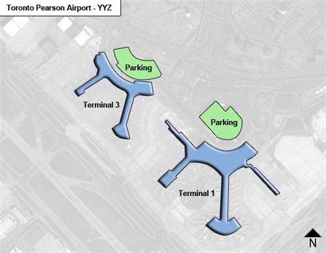 Toronto Pearson Airport Map Yyz Terminal Guide