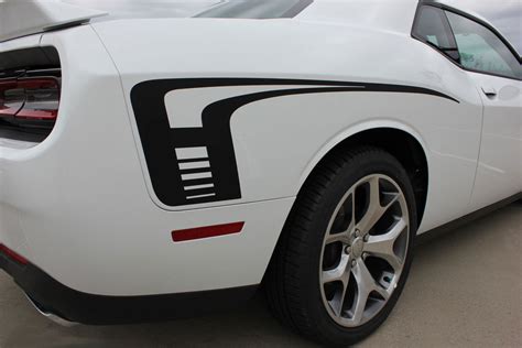 2008 2021 Dodge Challenger Decals Cuda Strobe Sides Stripes Rear