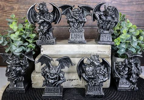 Buy Ebros T Allegorical Seven Deadly Sins Gargoyle Figurine Set Of 7