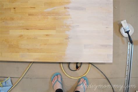 Dye is often released from the fabric during the wash cycle, which not only alters the color of the garment, but can also bleed onto other items in the washer. Whitewash and Seal a Butcher Block Counter Top | The DIY ...