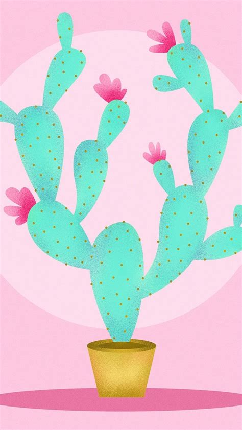 21 Cactus Iphone Wallpapers Wallpaperboat