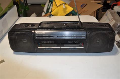 VINTAGE PANASONIC RX FT Stereo Radio Twin Cassette Recorder Boombox