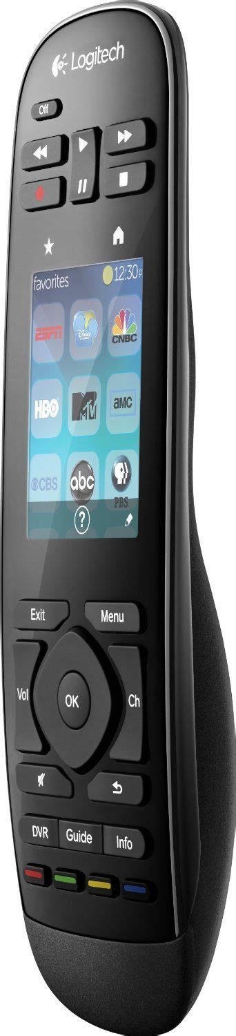 Logitech Harmony Touch Universal Remote With Color Touchscreen Black