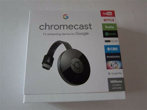 Google's new chromecast is awesome! Google Chromecast Streaming Media Player 2nd Gen Latest ...