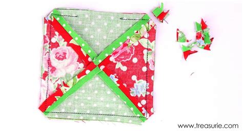 how to make a pincushion patchwork pin cushion treasurie christmas sewing projects diy