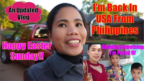 filipina married to american life i m back in usa from the philippines updated vlog happy
