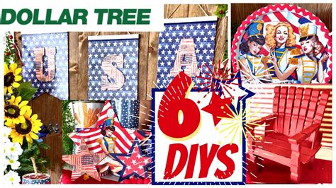 On the fourth of july. NEW DOLLAR TREE 4th OF JULY DECOR DIYs - YouTube