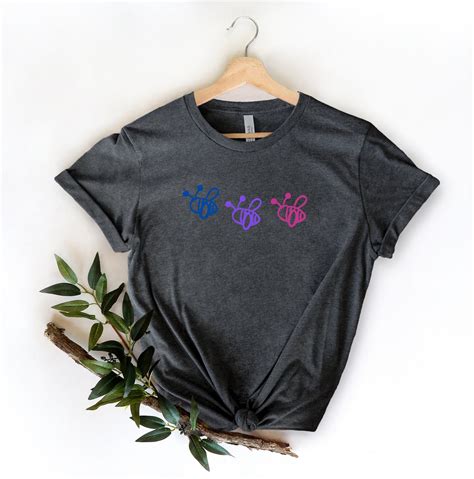 Bisexual Bees T Shirt Bisex Bee Shirt Queer Bees Tee Lgbt Etsy