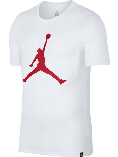 Jordan Jordan Iconic Jumpman Logo Printed Mens T Shirt Whitegym Red