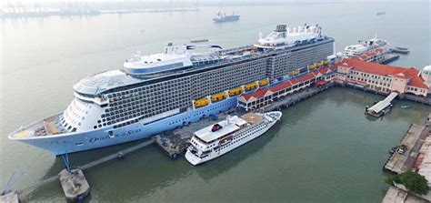You can book a saturdays ski by sea package where you leave at 6 am and ski all day and return at 10 pm. Penang Port and Royal Caribbean to upgrade cruise terminal
