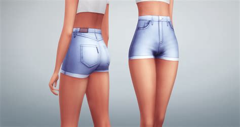 Sims 4 Maxis Match Finds — Catplnt Catplnt Jessica Shorts A Shorts
