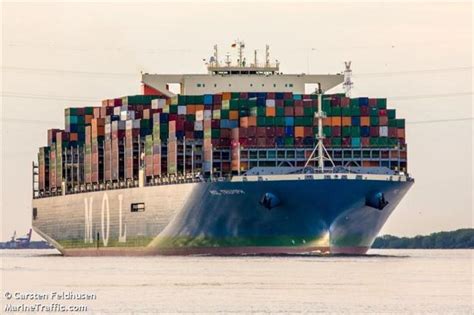 Super Container Ship Super Post Panamax Ships Super Cargo Ship