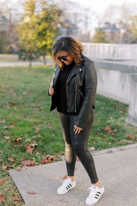 9 Ways To Style Faux Leather Leggings For Curvy Women Really Rynetta