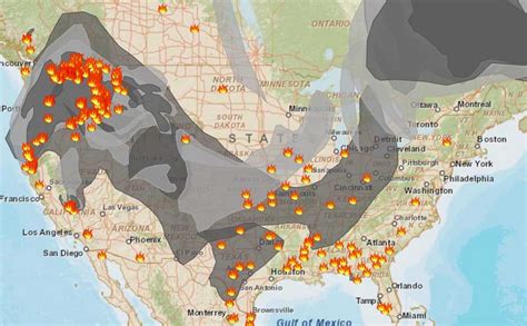 Air Quality Down Nationally Due To Smoke Wildfire Fighters