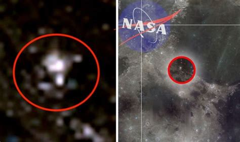 Ufo Sighting On Moon Does Nasa Photo Show Two Mile Structure On The