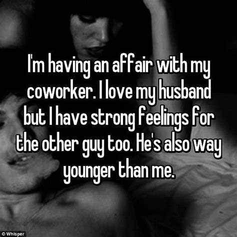 whisper users reveal what it s really like to have an affair with their co worker daily mail