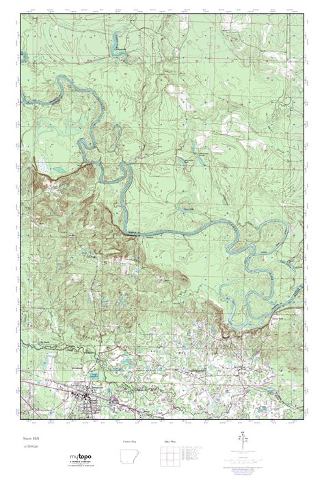 Mytopo Snow Hill Arkansas Usgs Quad Topo Map