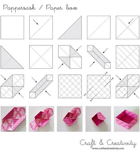 How to make these beautiful diy origami gift boxes in minutes. Craft of the Day | Cajas de origami, Papel de bricolaje ...