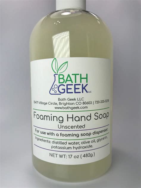 Foaming Liquid Hand Soap Refill Bath Geek Llc