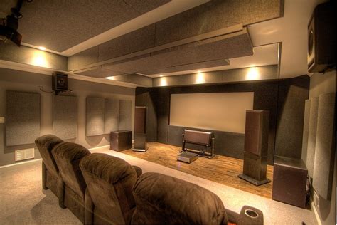 Other options include acoustic wall panels designed specifically for home theaters. Choosing Home Theater Audio with Acoustics in Mind