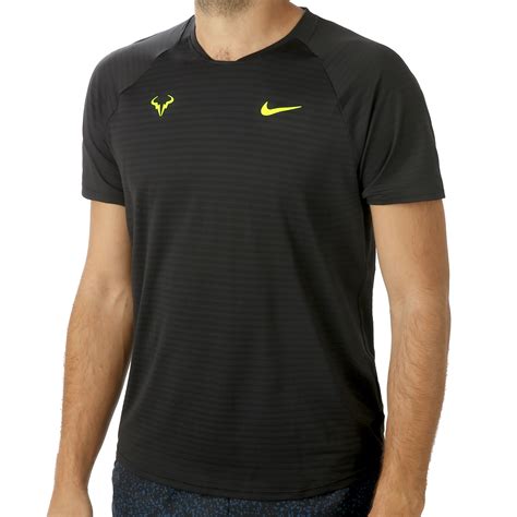 Buy Nike Rafael Nadal Court Aeroreact Slam T Shirt Men Black Neon