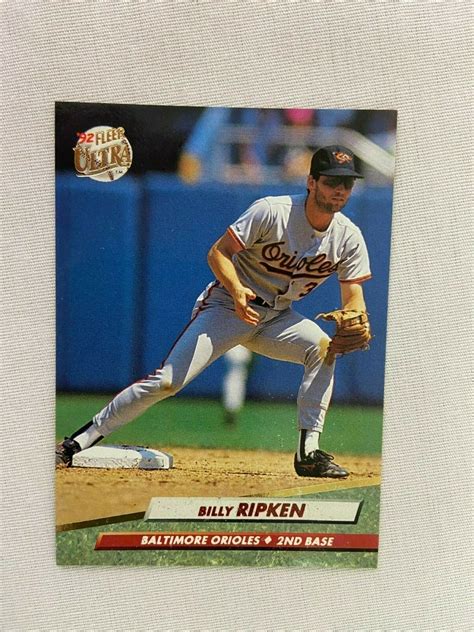 View billy ripken baseball card values based on real selling prices. Billy Ripken Baltimore Orioles 1992 Fleer Baseball Card 10 - Baseball Cards