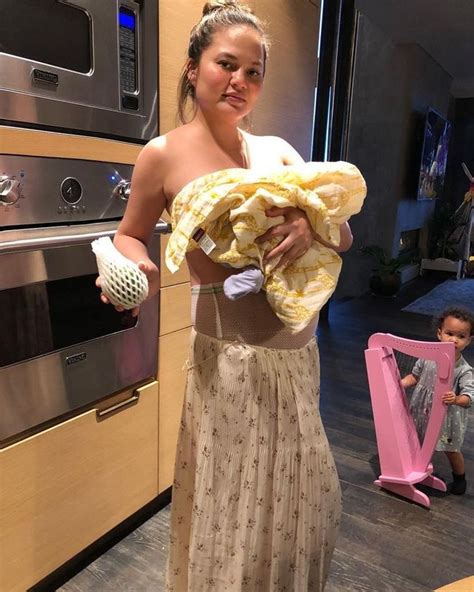 Chrissy Teigen Praised For Breast Pumping Photo But Not Everyone Is On Board