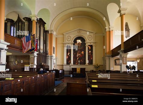 Uk England Birmingham Jewellery Quarter St Pauls Church Interior