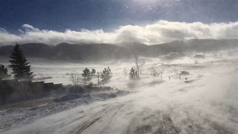 Watch The Wyoming Winter Wind Billow Through Casper Youtube