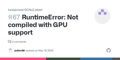 Runtimeerror Not Compiled With Gpu Decoder Support Issue Hot Sex Picture