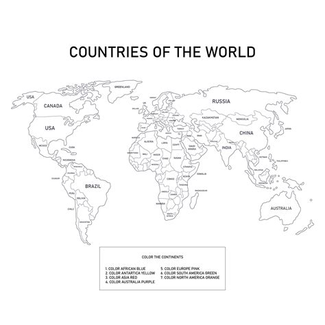 5 Best Images Of World Map Printable Worksheet World Map Worksheet