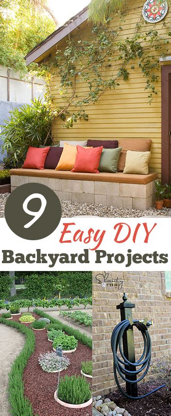 9 Easy Backyard Diy Projects My List Of Lists