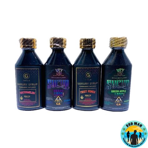 Luxury Syrup Cannabis Infused Vvs G Gold Brand 1200mg Thc 5
