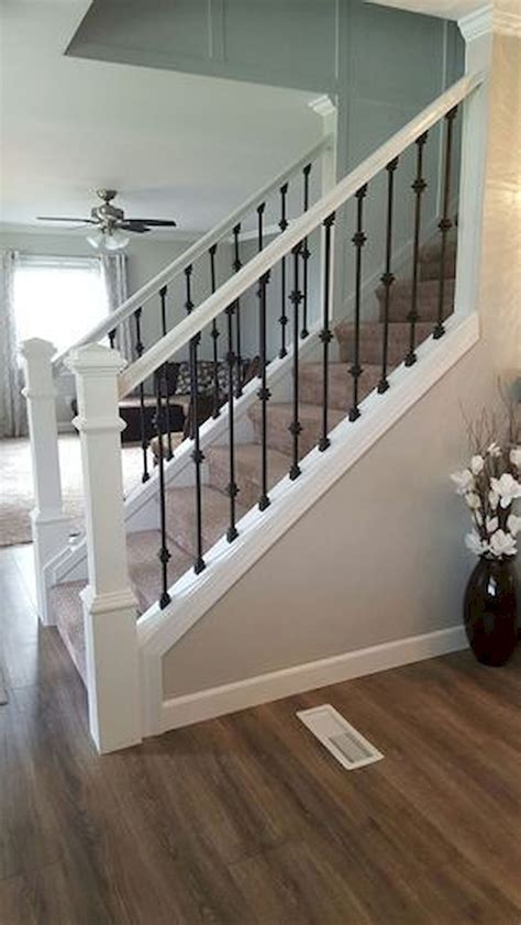 We hope that you have a great experience designing your new iron baluster system! 32 Brilliant Staircase Design Ideas To Beautify Your Interior | Staircase remodel, Iron stair ...