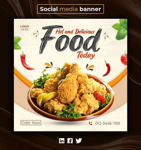 Social Media Food Ads Banner Design On Behance