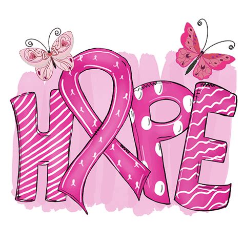 Hope Ribbon Breast Cancer Awareness